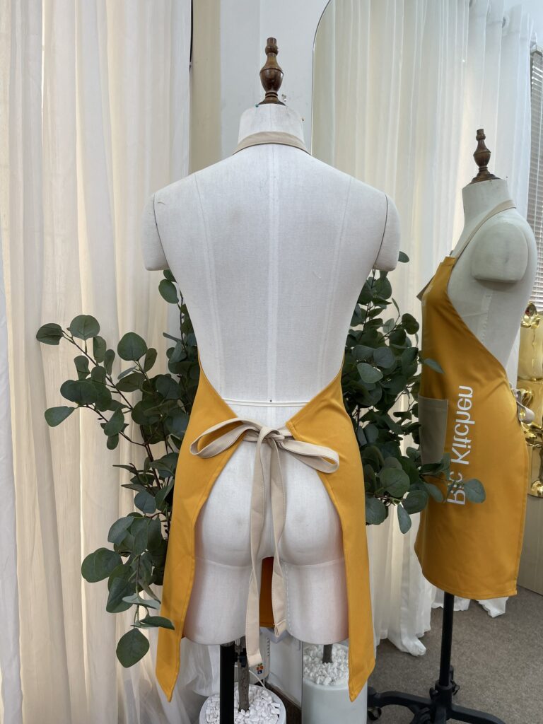 Tạp dề cà phê jean vàng ĐẸP TDCN030806