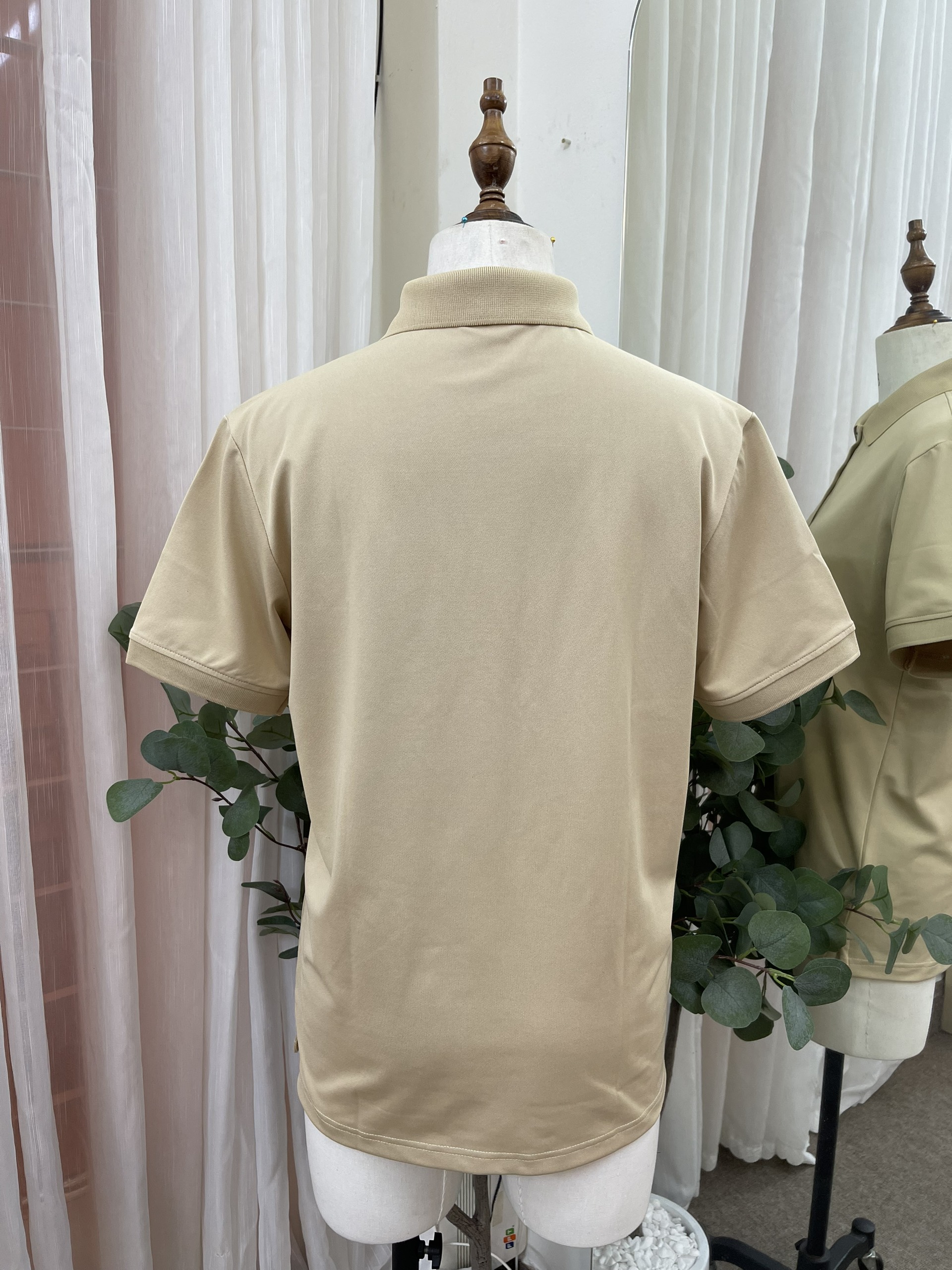 Áo thun đồng phục kaki màu be ĐẸP AT130802