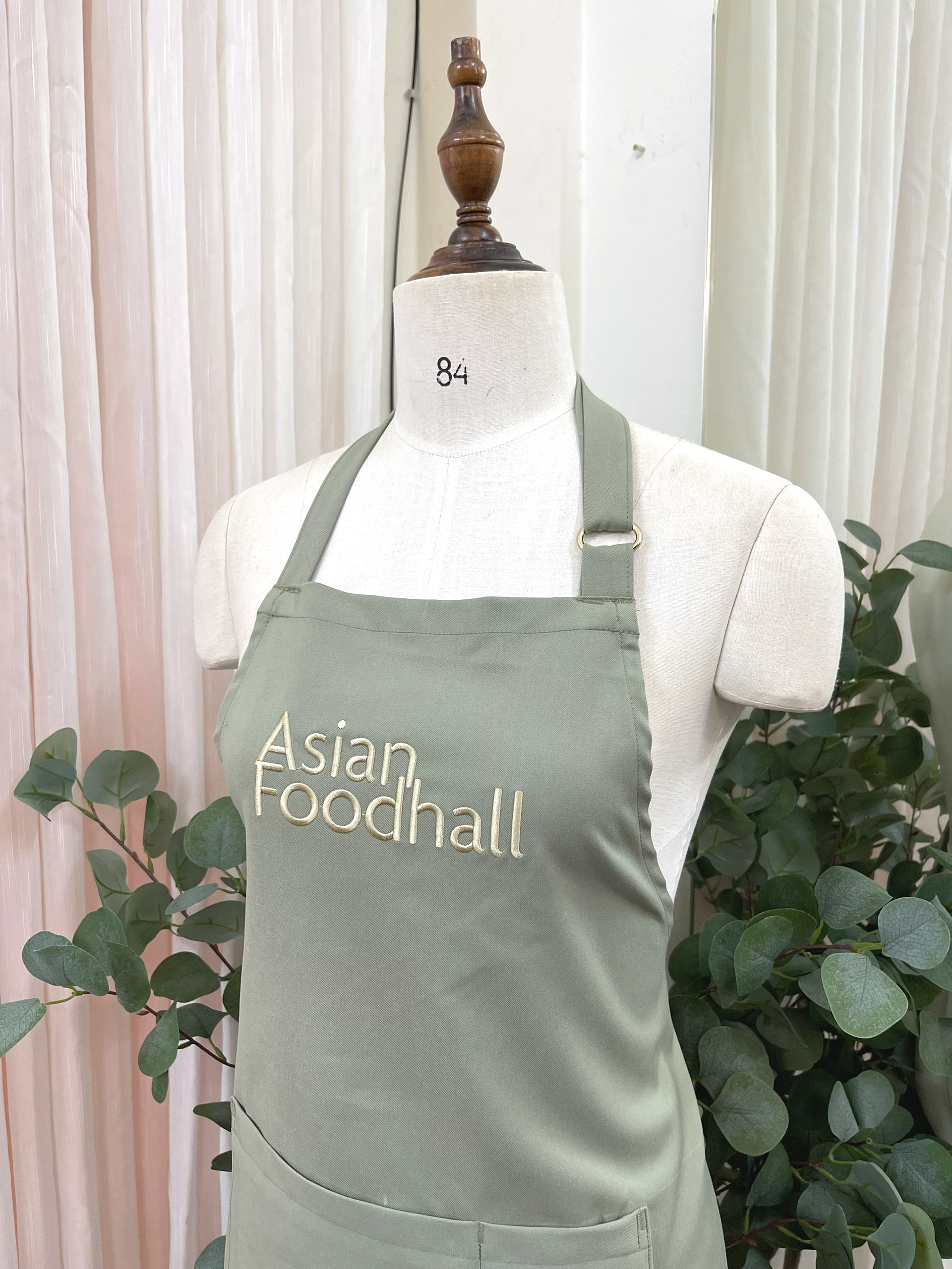 Tạp dề cà phê, tạp dề nhà hàng kaki xám TDCN271011