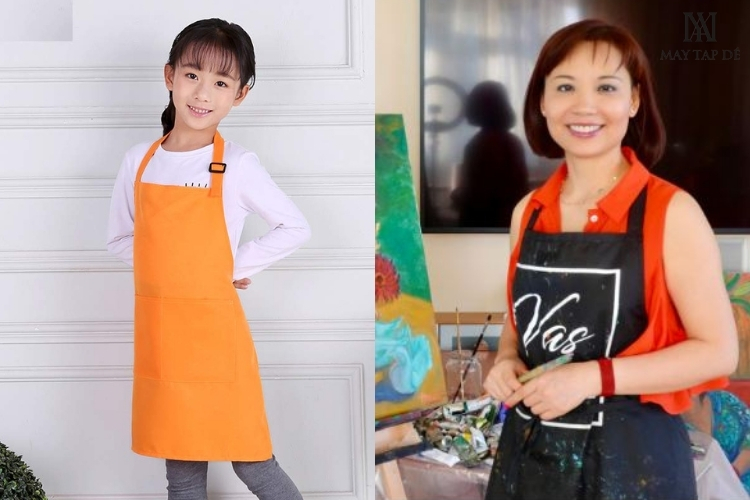 50+ Mẫu tạp dề vẽ tranh, tạp dề họa sĩ chống bẩn MỚI NHẤT