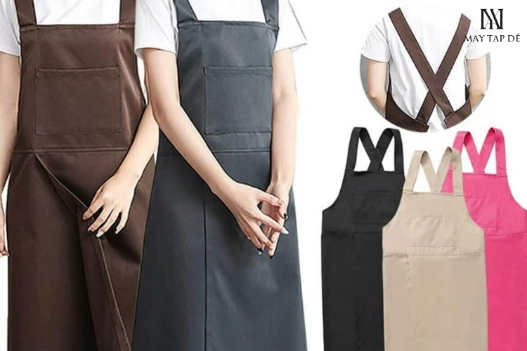 Những lưu ý khi đặt may tạp dề đeo vai chéo