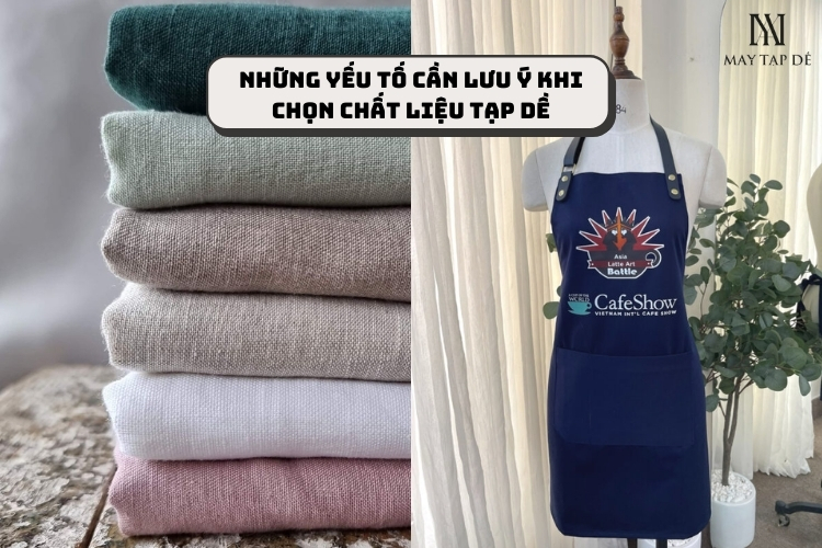 Nên chọn chất liệu gì may tạp dề? 7+ Chất liệu PHỔ BIẾN nhất