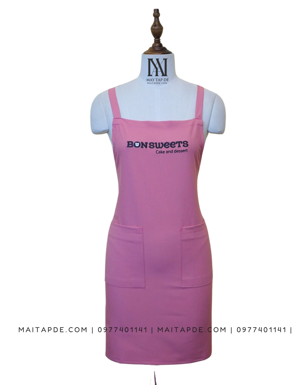 tap-de-mau-hong-TDMH03 Tap de mau hong tiem banh day deo cheo TDMH03