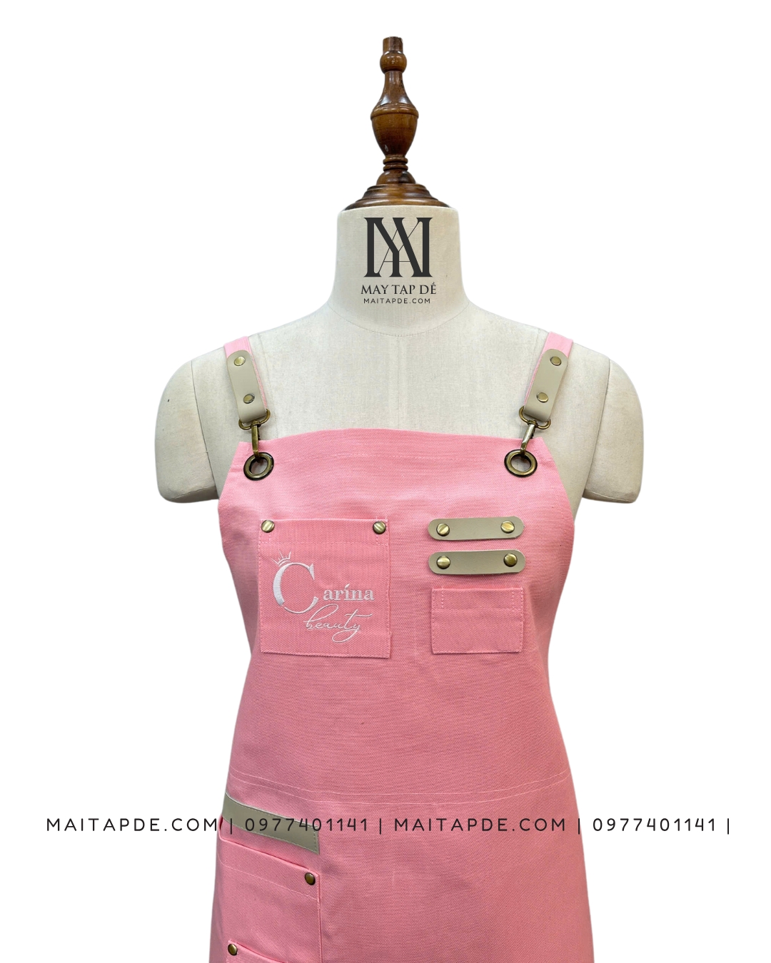 tap de mau hong chat lieu da phoi tui tdmh07