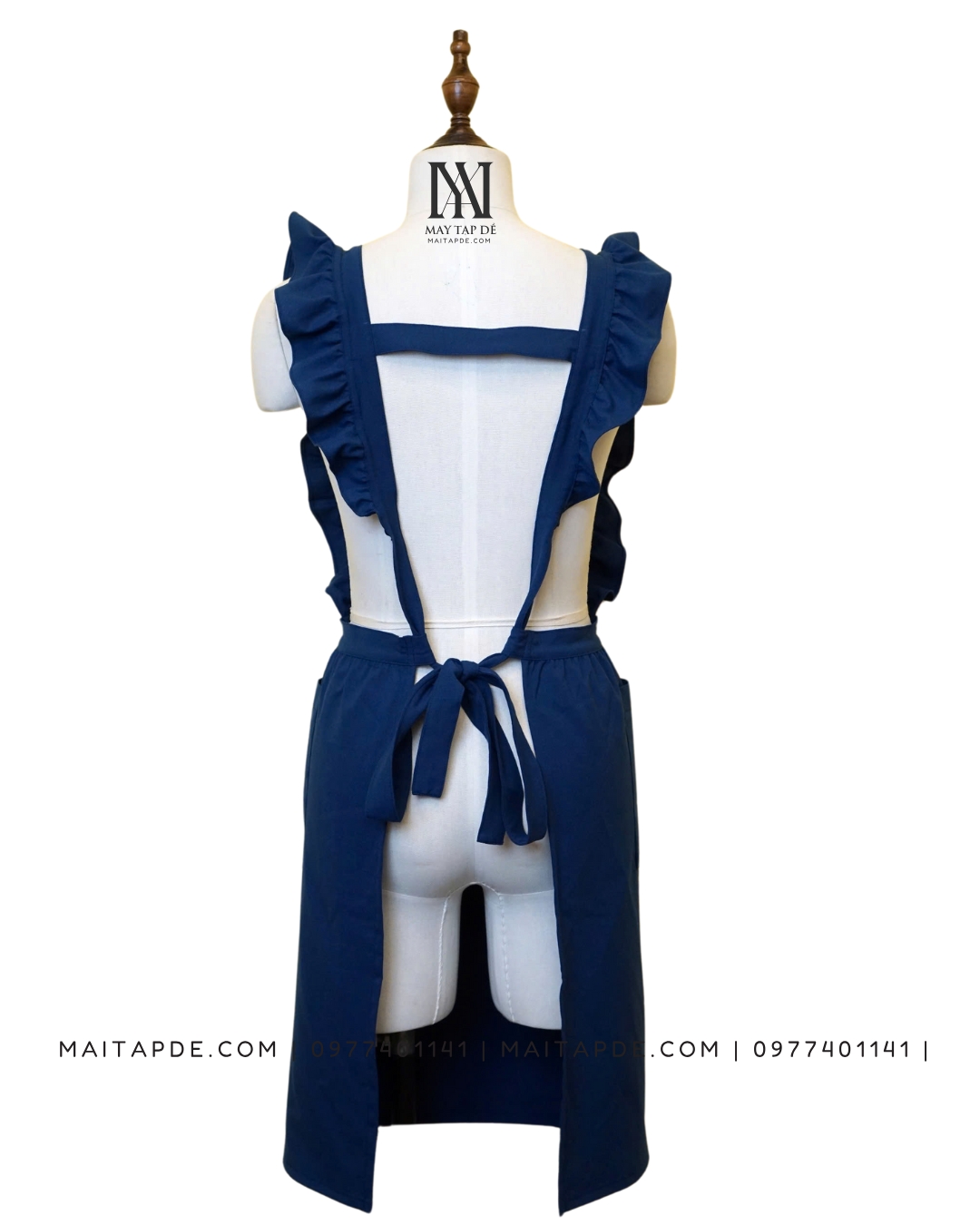 Tap de mau xanh duong phoi kieu TDX09