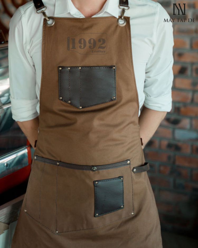Tạp dề quai chéo cho barista hoặc bartender